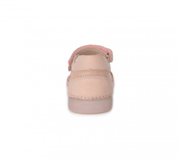 Pantofi fete cu LED, piele, roz - D.D.Step [2]
