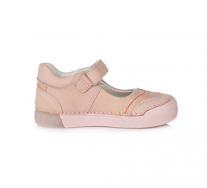 Pantofi fete cu LED, piele, roz - D.D.Step [3]
