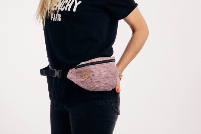 Borseta LennyLamb LITTLE HERRINGBONE OMBRE PINK [2]