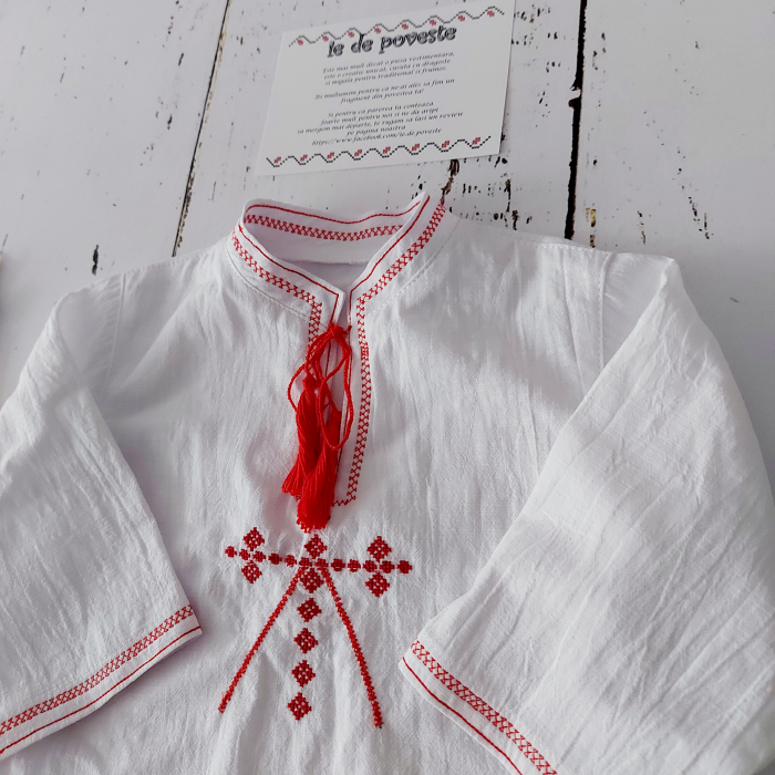 Camasa traditionala baieti- Florian - Rosu [4]