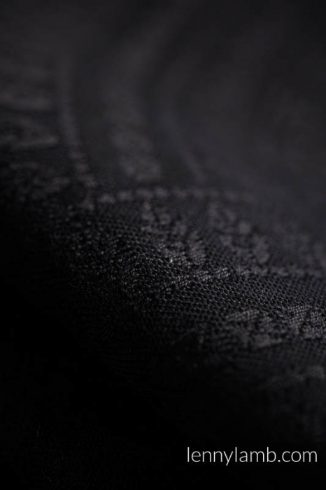Cardigan/ protectie babywearing pentru vreme rece I PEACOCK'S TAIL - PITCH BLACK I LennyLamb I Marime S/M [7]