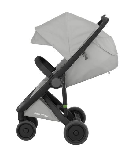 Carucior, Greentom, Classic Upp, 100% Ecologic, Black Grey [2]