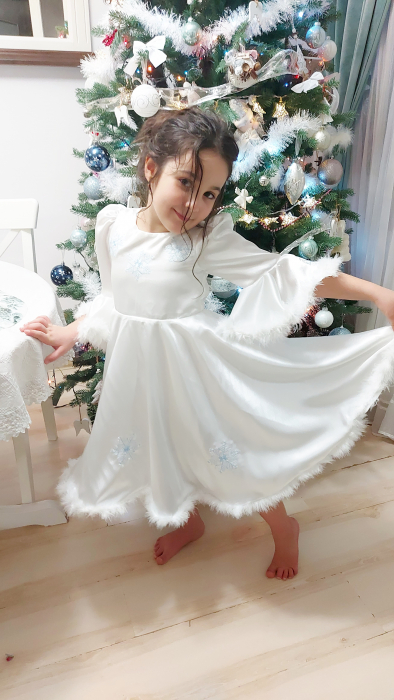 Rochie fete Fulg de nea [5]