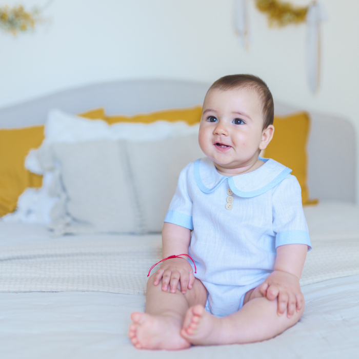 Body camasa din in 100% pentru baietei [2]