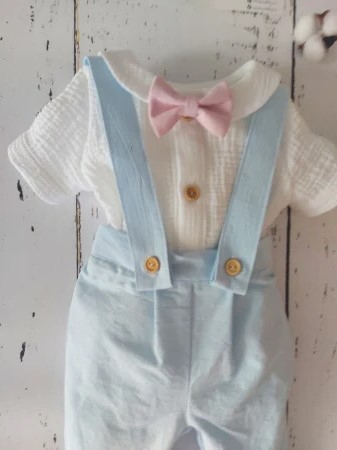 Costumas pentru baietei din muselina I Mathias [4]