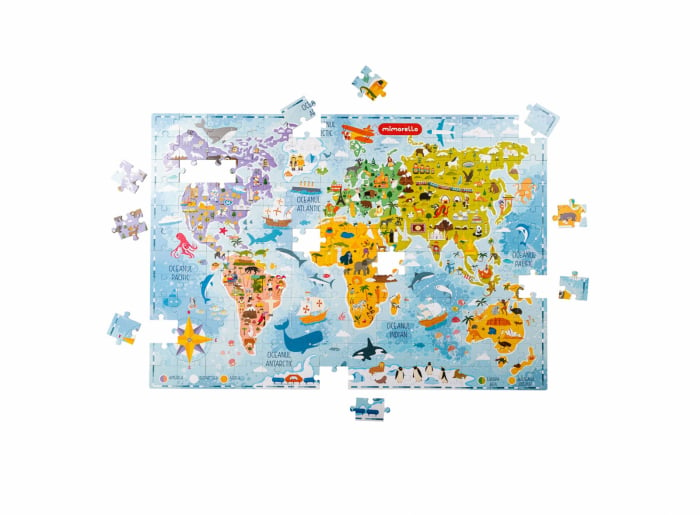 Harta lumii, Joc Puzzle Educativ [4]