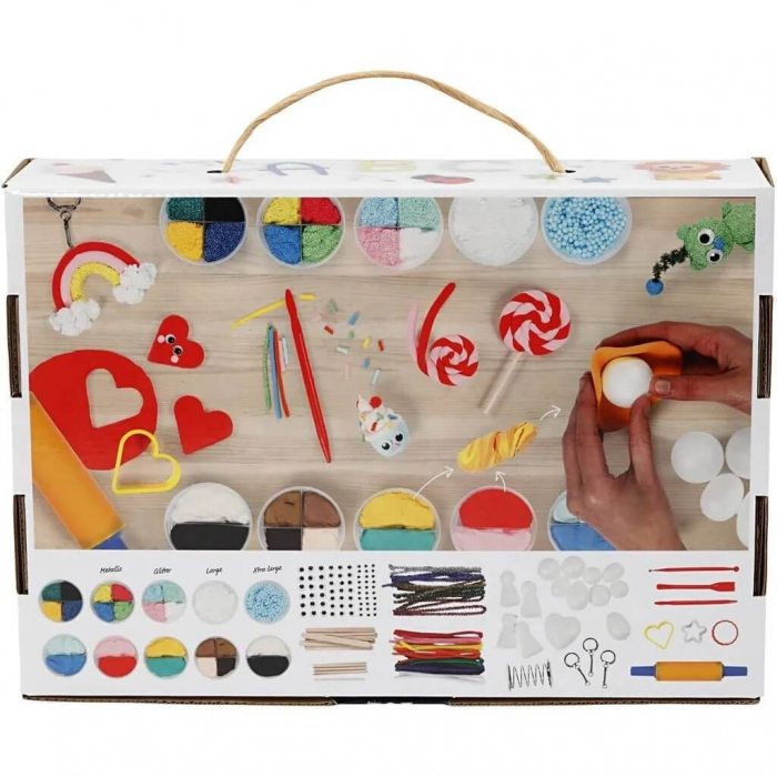 Kit creativ cu plastilina Foam Clay si Silk Clay [3]