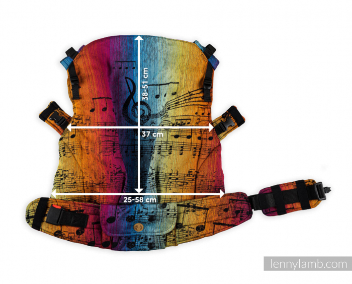 Marsupiu reglabil Lenny Preschool PASTELS [14]