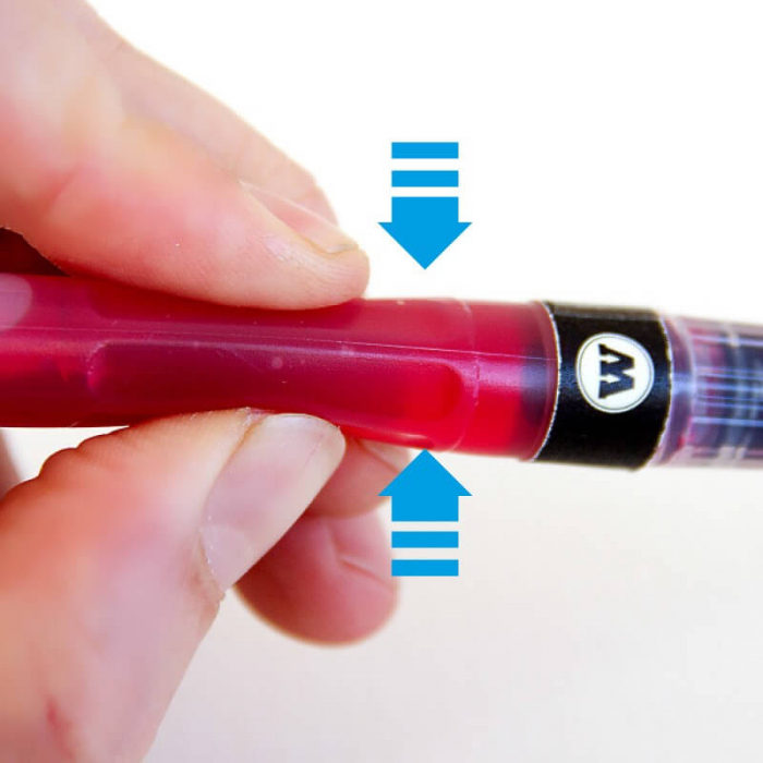 Marker gol reincarcabil Molotow Aqua Squeeze Pen Easy Pack 4mm [5]