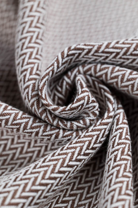 Marsupiu reglabil ergonomic LennyLight LITTLE HERRINGBONE EBONY BLACK [9]