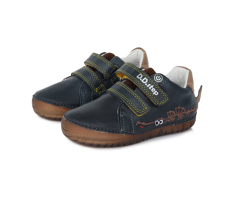 Pantofi baieti din piele cu arici- D.D.Step - LED [6]