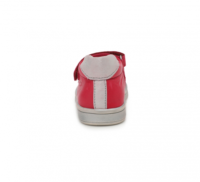 Pantofi balerini piele fete, Ponte20, inimioare rosii- D.D.Step [2]