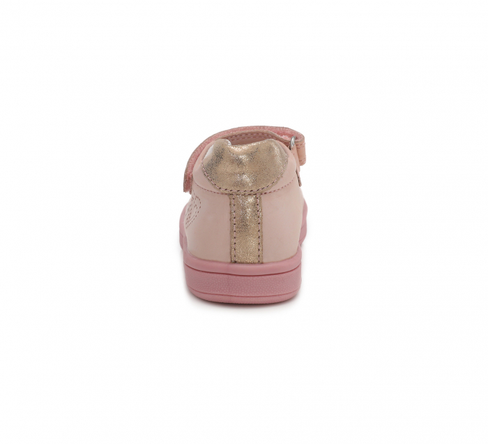 Pantofi balerini piele fete, Ponte20, inimioare roz- D.D.Step [2]