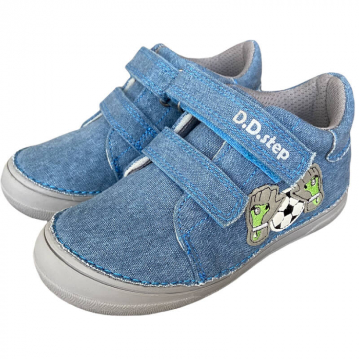 Pantofi de panza, baieti, jeans fotbal - D.D.Step [3]