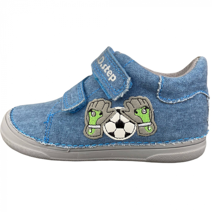 Pantofi de panza, baieti, jeans fotbal - D.D.Step [2]