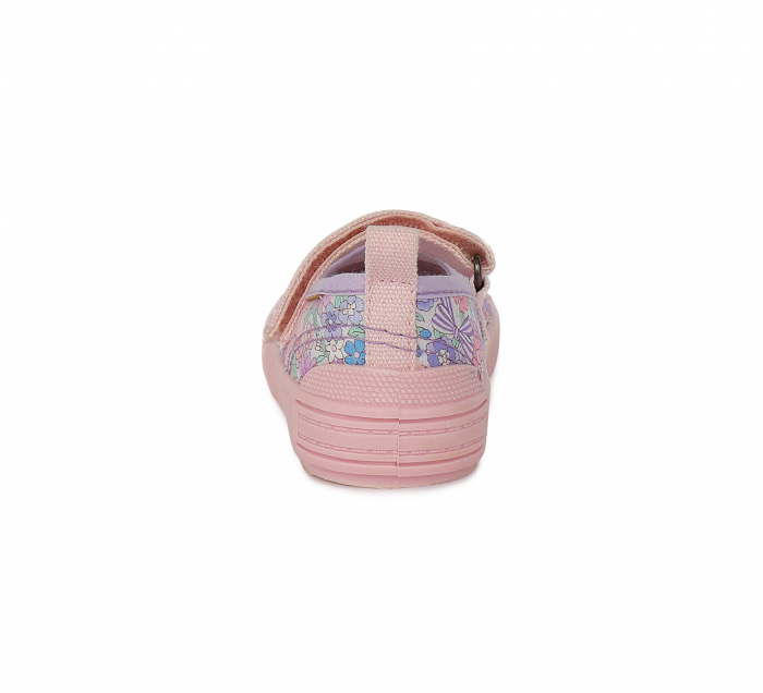 Pantofi de panza fete, mov cu floricele - D.D.Step [2]