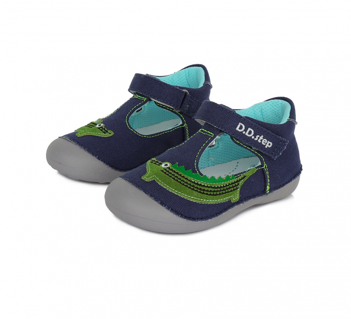 Pantofi decupati de panza, baieti, crocodil, Primii Pasi, - D.D.Step [6]