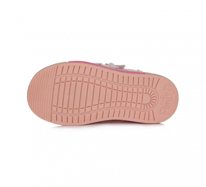 Pantofi piele fete cu velcro Ponte20, roz- D.D.Step [5]