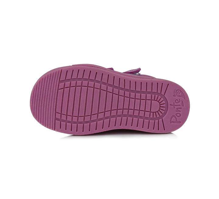 Pantofi piele fete, cu velcro Ponte20, mov - D.D.Step [5]