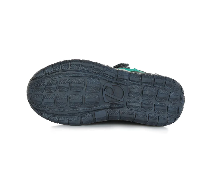 Pantofi sport din piele naturala pentru baieti, cu talpa supinata - Gri  - Ponte20 [5]