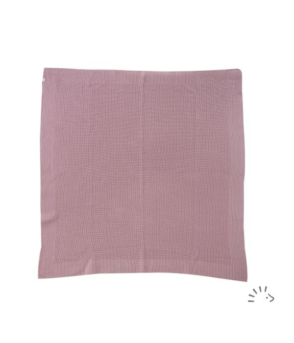Patura tricotata din lana merino Rose [4]