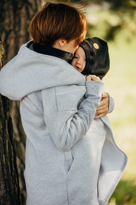 Pieptar polar fleece 2 in 1 Mami si Bebe- Turtleneck for Two Black [14]