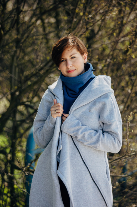 Pieptar polar fleece Turtleneck for Two Blue [14]