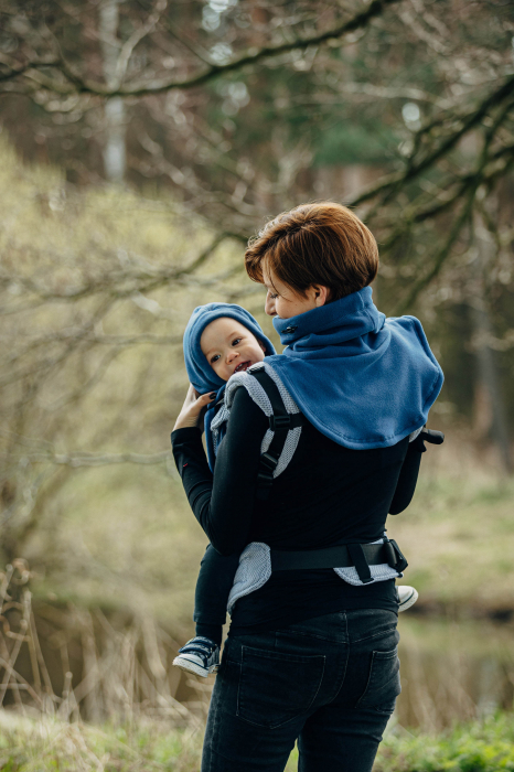 Pieptar polar fleece Turtleneck for Two Blue [5]