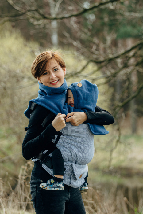 Pieptar polar fleece Turtleneck for Two Blue [6]