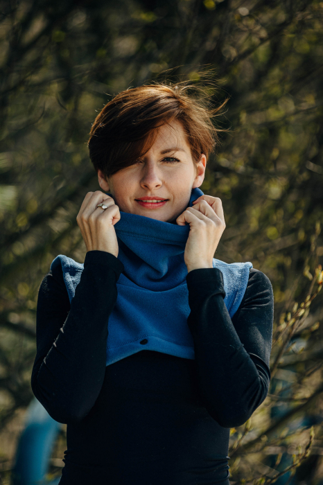 Pieptar polar fleece Turtleneck for Two Blue [12]
