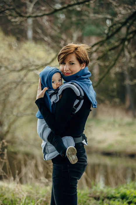 Pieptar polar fleece Turtleneck for Two Blue [4]