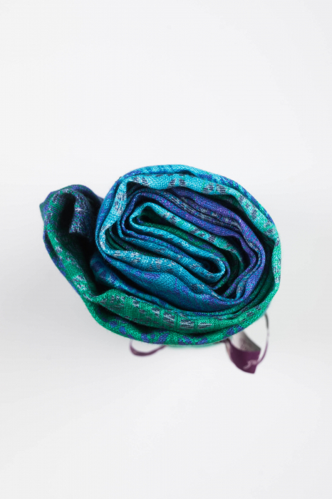 Pled mare/ Swaddle blanket PEACOCK'S TAIL - FANTASY LennyLamb [5]