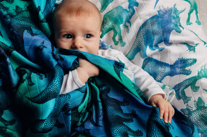Pled mare/ Swaddle blanket JURASSIC PARK LennyLamb- 120x120 cm [5]