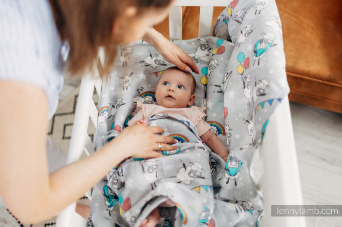 Pled muselina bambus 120x120 cm - LENNY TALES- LennyLamb [6]