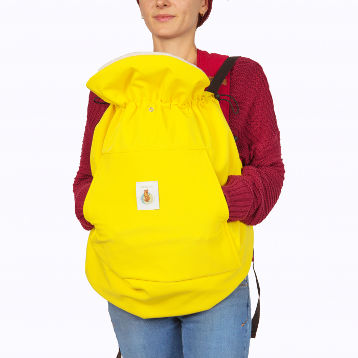 Protectie iarna KANGAROO pentru marsupiu, sling, wrap - Galben [2]