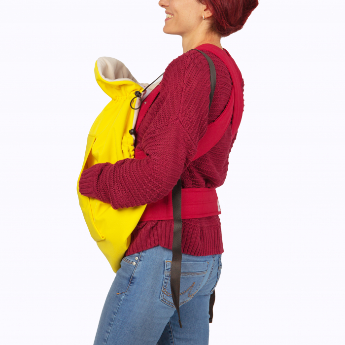Protectie iarna KANGAROO pentru marsupiu, sling, wrap - Galben [4]
