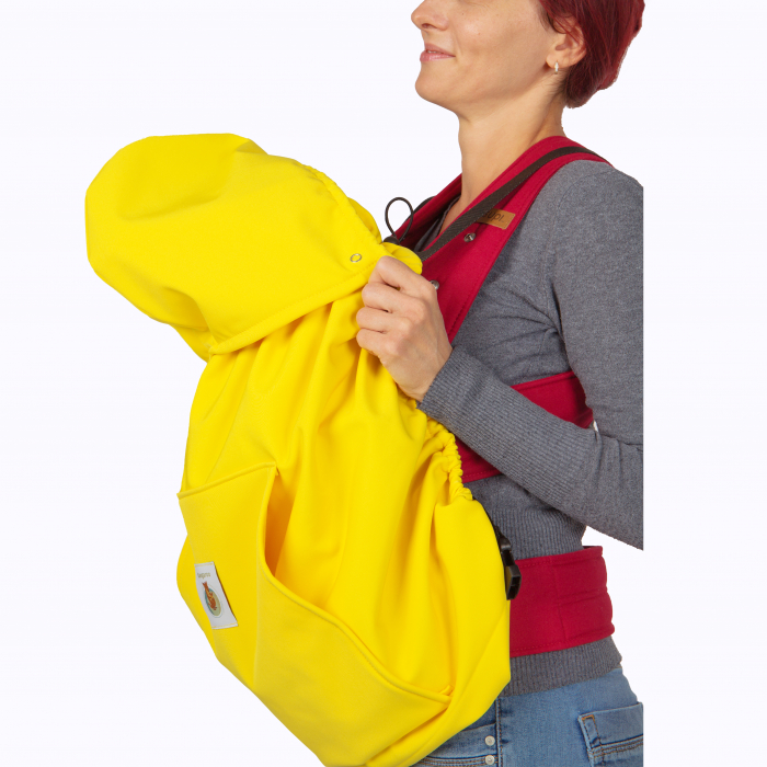 Protectie iarna KANGAROO pentru marsupiu, sling, wrap - Galben [3]