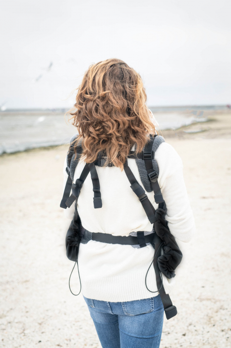Protectie universala impermeabila babywearing- LennyLamb - Negru [8]