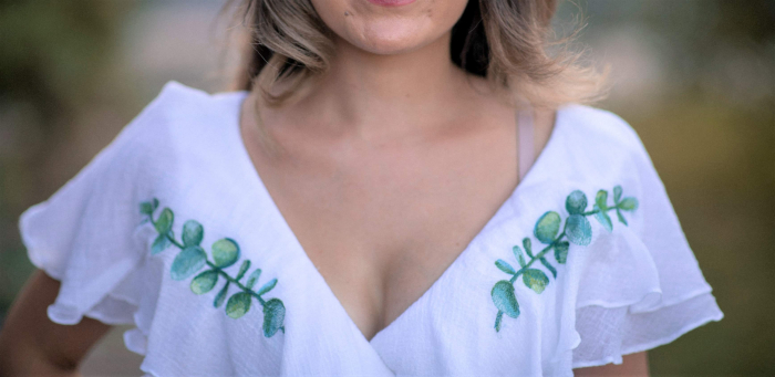 Rochie din voal natural - Eucalypt Dream [4]