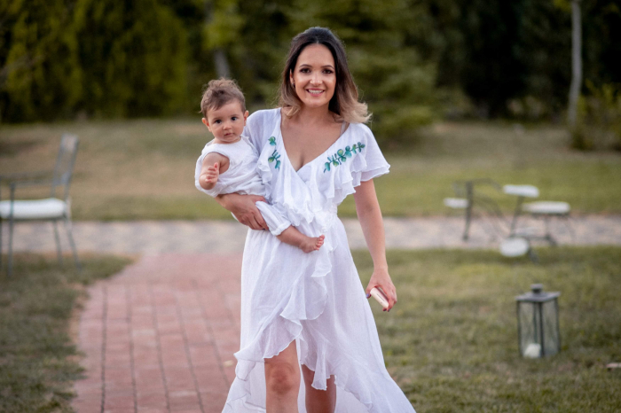 Rochie din voal natural - Eucalypt Dream [9]