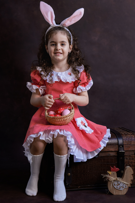 Rochie fete cu broderie "Mama" [3]