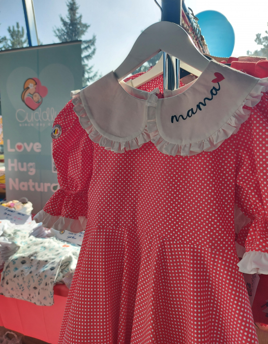 Rochie fete cu broderie "Mama" [2]