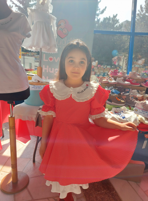 Rochie fete cu broderie "Mama" [5]