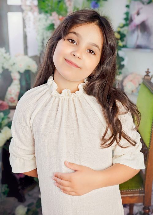 Set rochita si botosei din muselina - Vintage Dandelion [2]