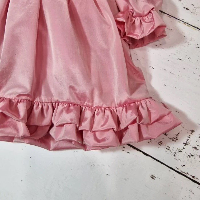 Rochita din matase naturala Pink Rose [6]