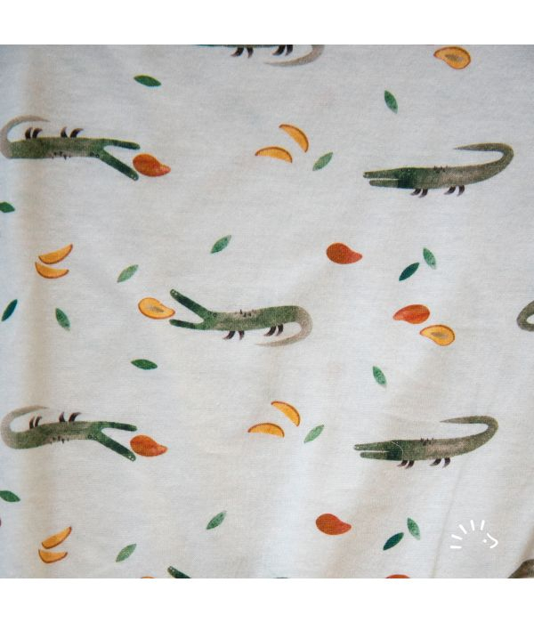 Sac de dormit fara maneci pentru bebelusi Mango Crocodile [4]