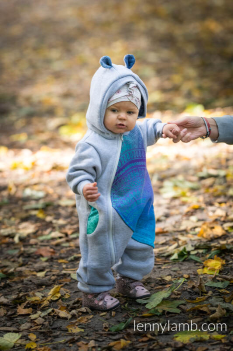 Salopeta Overall din lana merinos fiarta/ boiled wool- Honey [1]