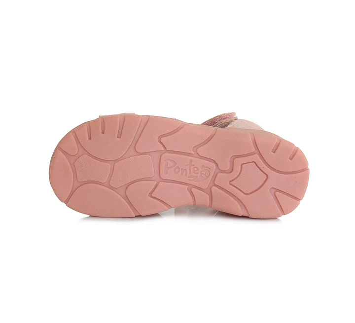 Sandale fete din piele, Ponte20, roz- D.D.Step [5]