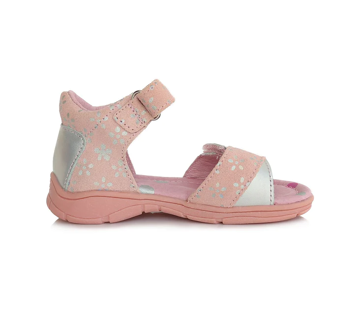 Sandale fete din piele, Ponte20, roz- D.D.Step [4]