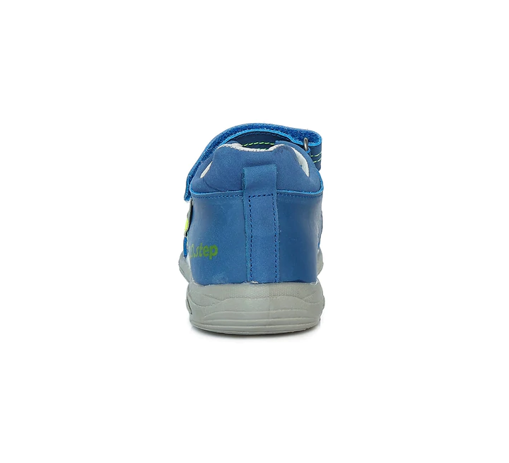 Sandale piele baieti, albastre, flexibile, cu velcro- D.D.Step [6]